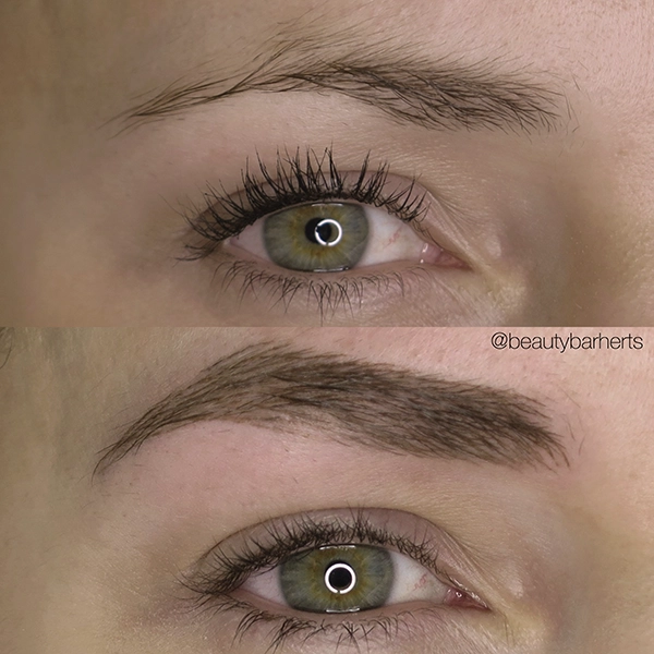 natural hair stroke eyebrows hertfordshire