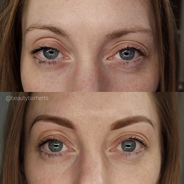 are permanent eyebrows painful royston